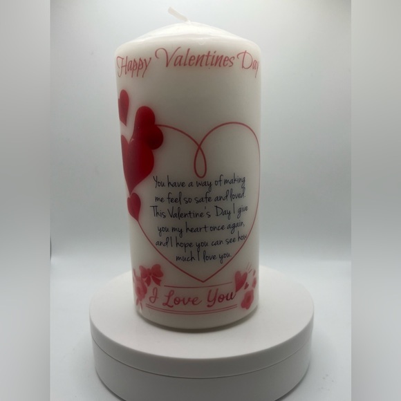 Valentines Candle - Picture 3 of 3